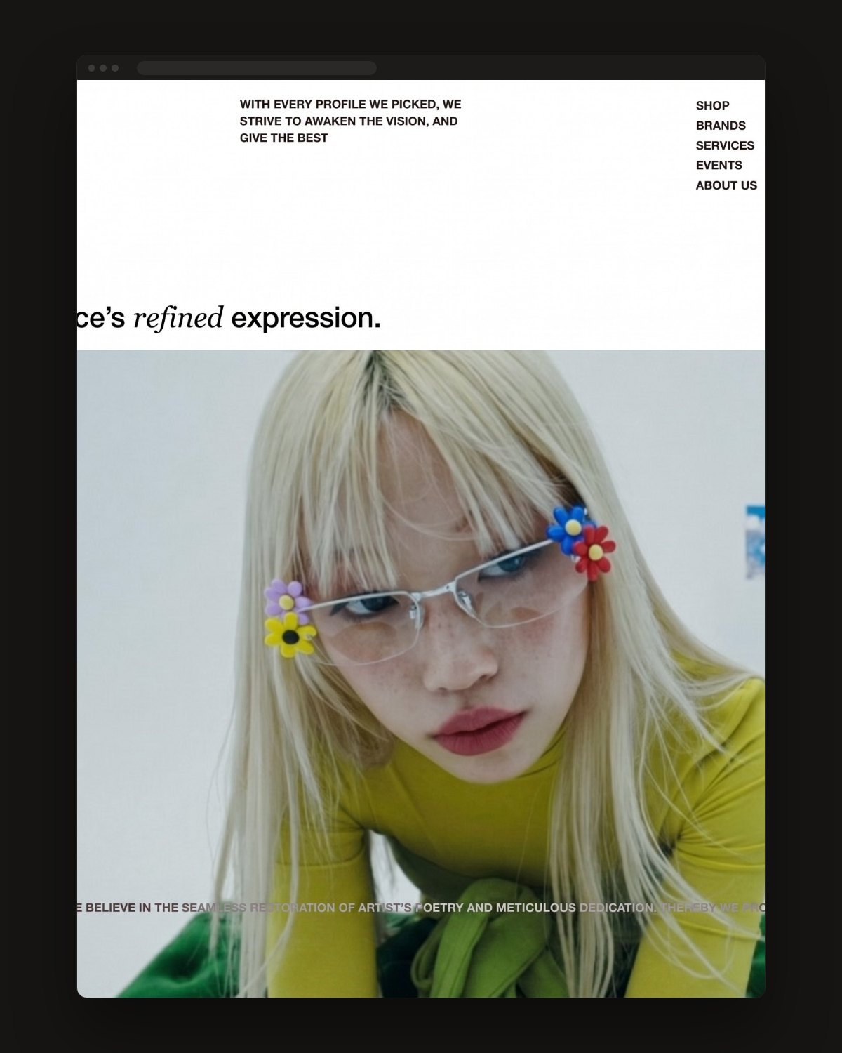 Muse, a website style